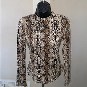 Fitted Snake skin shirt